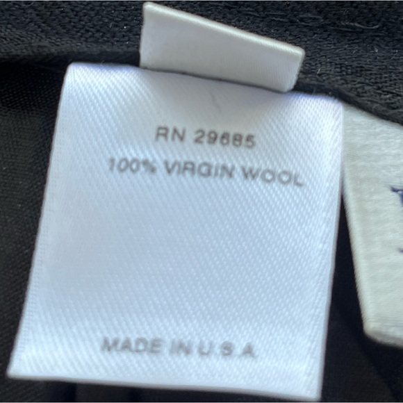 Pendleton Black Virgin Wool Pencil Skirt 10 - Picture 9 of 9